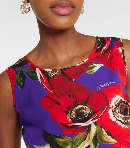 Top Anemone en soie mélangée - Dolce&Gabbana - Modalova