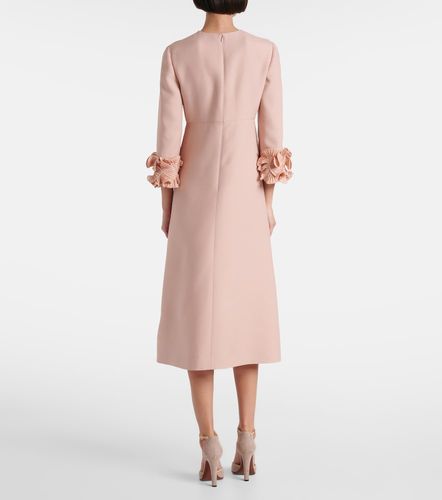 Robe midi en Crêpe Couture - Valentino - Modalova