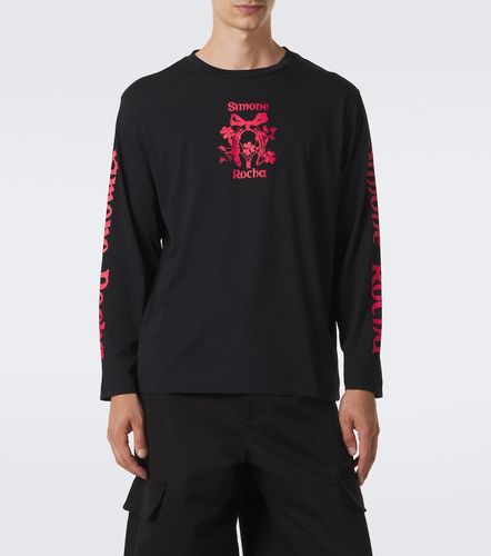 T-shirt en coton à imprimé - Simone Rocha - Modalova