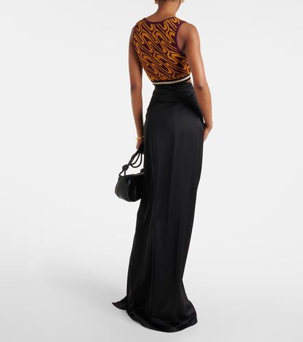 Crop top en jacquard - Dries Van Noten - Modalova