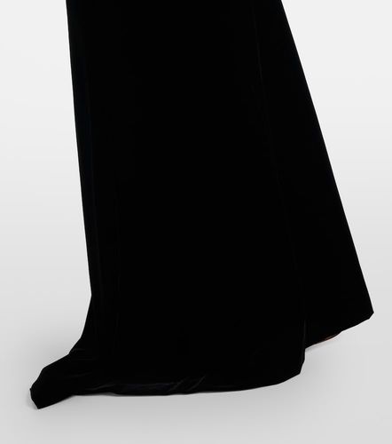 Robe longue en velours - Carolina Herrera - Modalova
