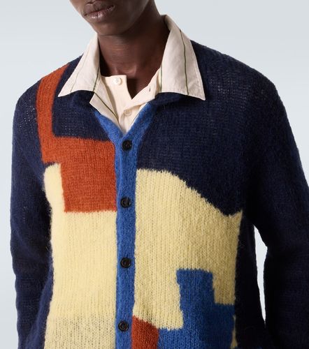 Cardigan Chapeau en alpaga mélangé - Bode - Modalova