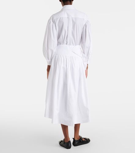 Jupe midi en popeline de coton - Simone Rocha - Modalova