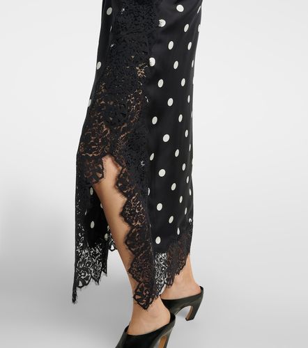 Robe midi Capo en soie à pois - Sportmax - Modalova
