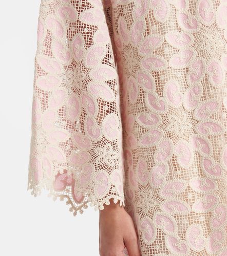 Robe midi Ottie en dentelle festonnée - Zimmermann - Modalova