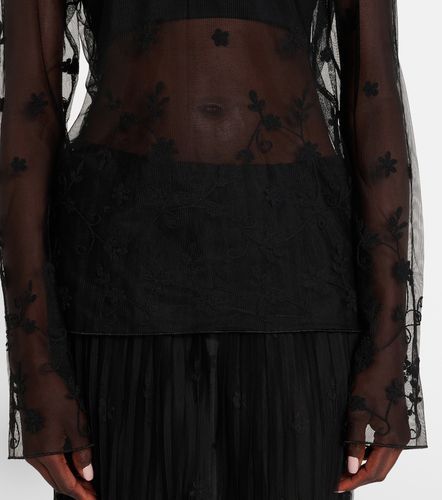 Toteme Blouse brodée en tulle - Toteme - Modalova