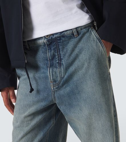 Jean straight à détails en daim - Loewe - Modalova