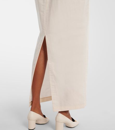 Robe longue Webster en soie et coton - Khaite - Modalova