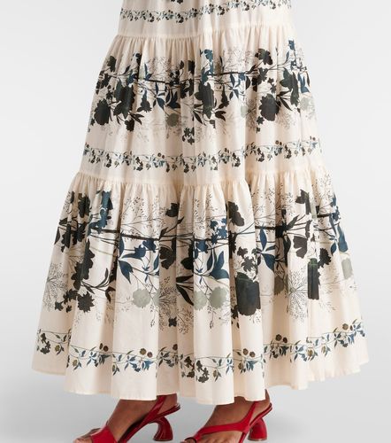 Jupe longue Big en coton à fleurs - La DoubleJ - Modalova