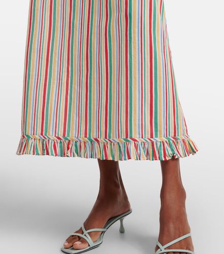 Robe longue Arabelle rayée en coton - Rixo - Modalova