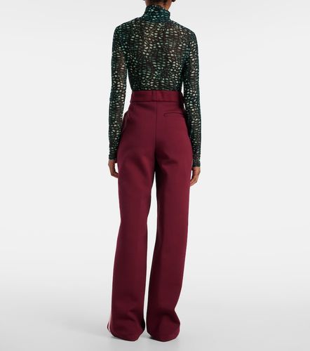 Pantalon ample à taille haute en coton mélangé - Dries Van Noten - Modalova