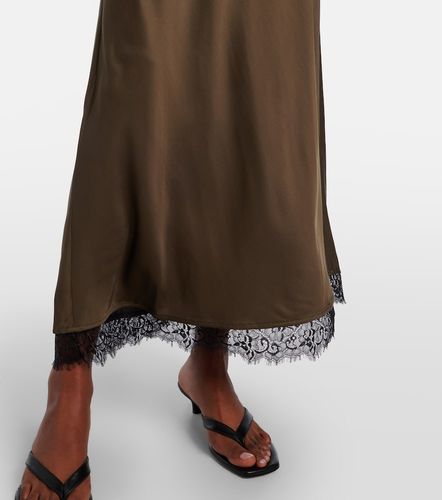 Robe midi Annina en satin et dentelle - Rixo - Modalova
