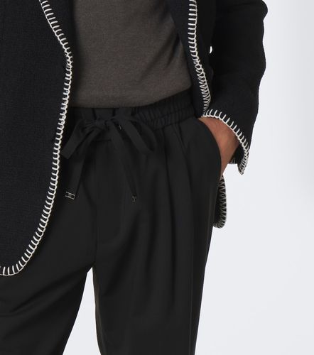 Pantalon droit en laine mélangée - Dolce&Gabbana - Modalova
