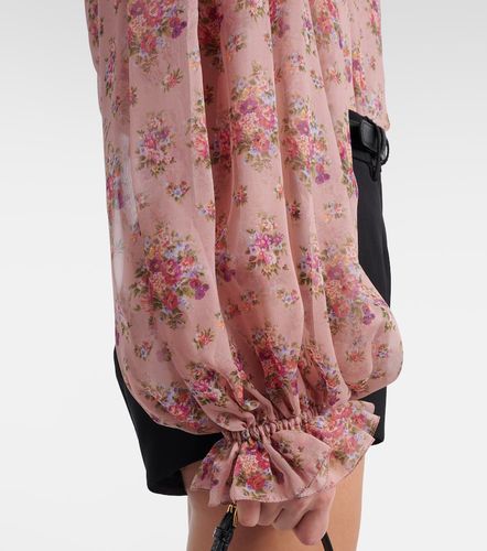Blouse en soie à fleurs - Dolce&Gabbana - Modalova