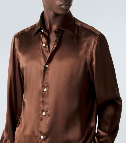 Rubinacci Chemise en satin de soie - Rubinacci - Modalova