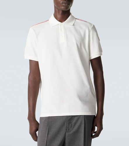 Polo en coton piqué à logo - Moncler - Modalova