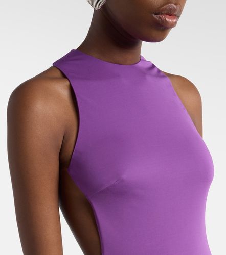 Robe longue Maha à dos nu et perles - De La Vali - Modalova