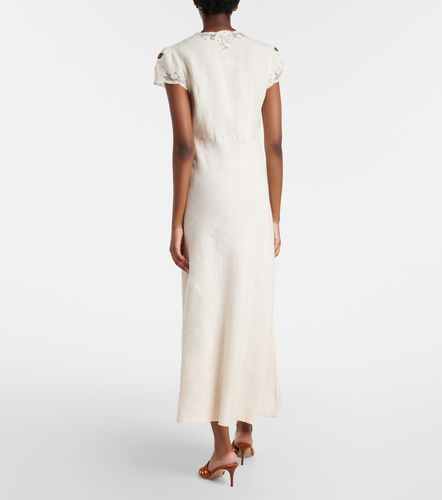 Robe Amari en lin mélangé à broderie - Rixo - Modalova