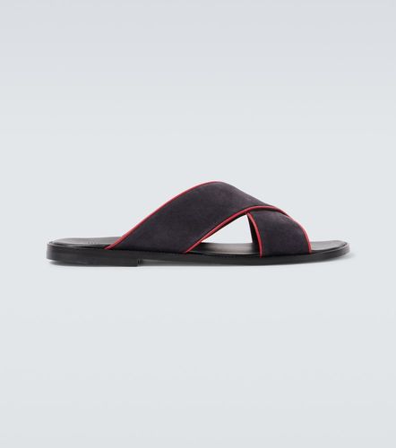 Manolo Blahnik Mules Otawi en daim - Manolo Blahnik - Modalova