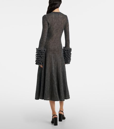 Alaïa Robe midi en mohair mélangé - Alaia - Modalova