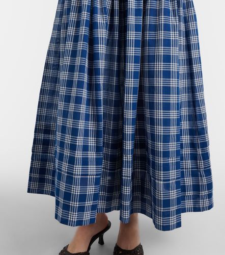 Dôen Robe midi Valenne en coton à carreaux - Doen - Modalova