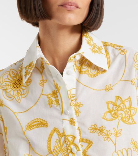 Chemise Izana brodée en coton mélangé - Eres - Modalova