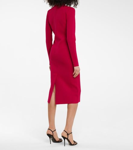 Robe midi en laine mélangée - Dolce&Gabbana - Modalova