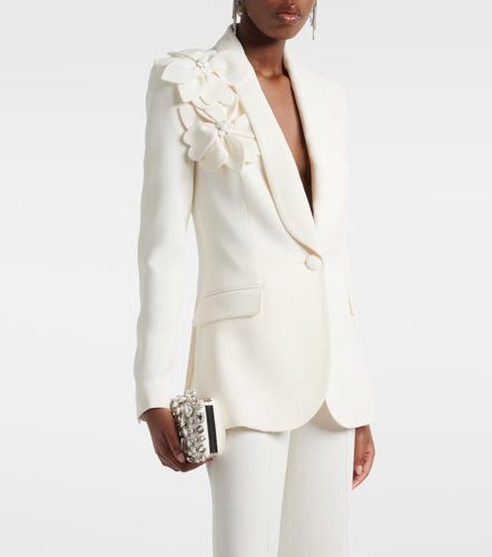 Blazer à appliqués floraux - Elie Saab - Modalova