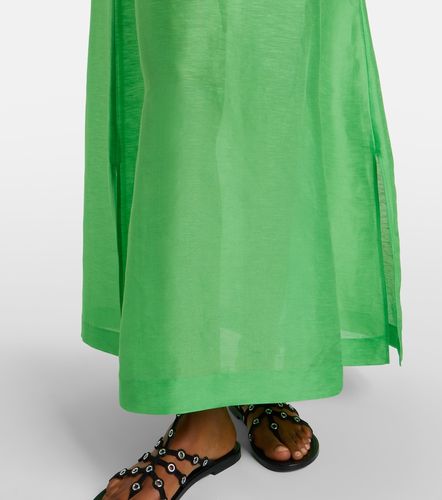 Cafetan plissé en lin et soie - Tory Burch - Modalova