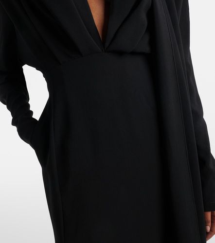 Mugler Robe midi en crêpe - Mugler - Modalova