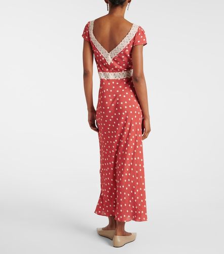 Robe midi Iggy en satin à pois - Rixo - Modalova