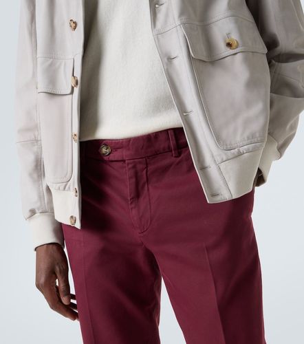 Pantalon slim en coton - Brunello Cucinelli - Modalova