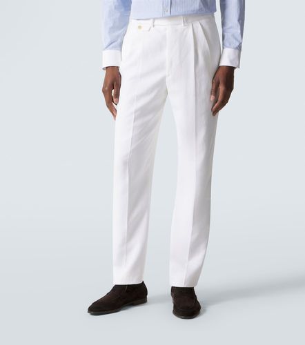 Dunhill Pantalon fuselé en lin - Dunhill - Modalova