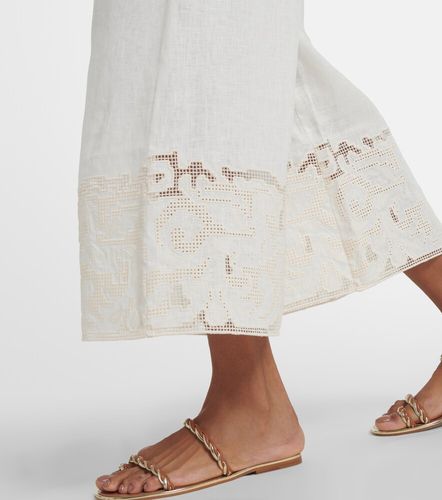 Alémais Jupe-culotte brodée en lin - Alemais - Modalova