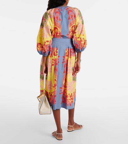 Jupe midi en popeline de coton imprimée - Etro - Modalova
