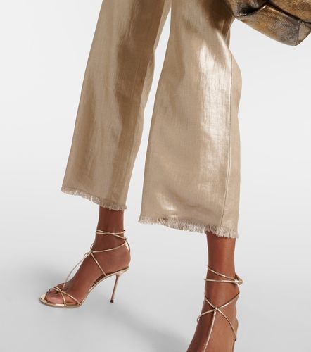 Pantalon ample à taille haute en lin - 'S Max Mara - Modalova