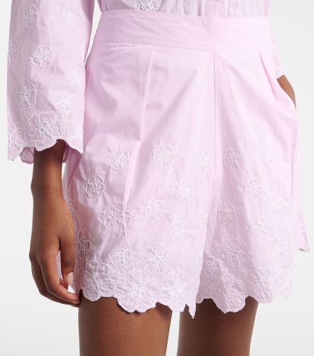 Short en coton à broderies - Juliet Dunn - Modalova
