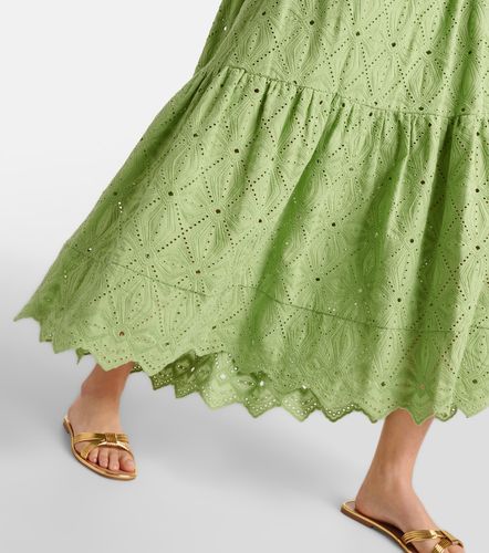 Robe longue brodée en coton mélangé - Dorothee Schumacher - Modalova