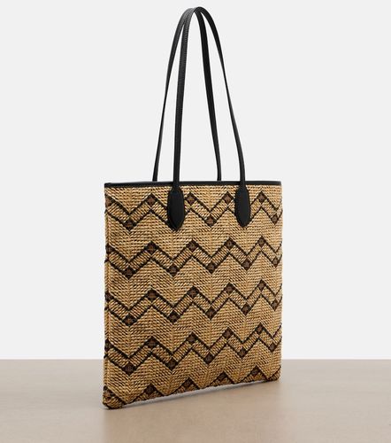 Cabas VLogo N/S Medium en raphia - Valentino Garavani - Modalova