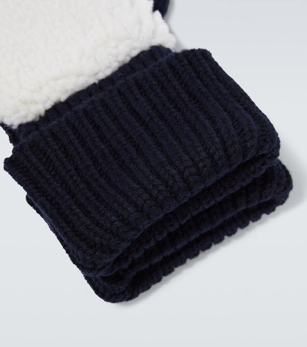 Moufles en laine et shearling - Thom Browne - Modalova