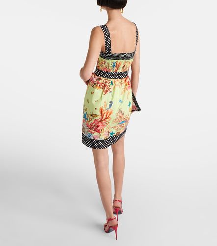 Robe Capri en coton imprimée - Dolce&Gabbana - Modalova