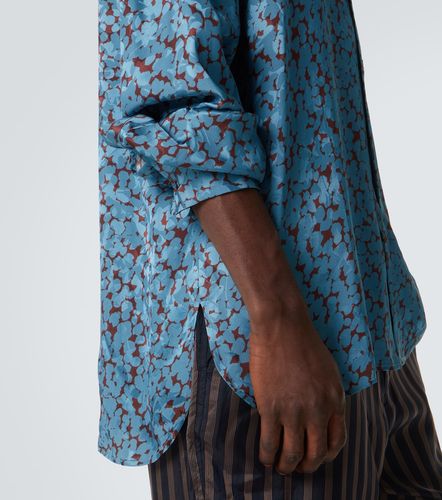 Chemise en satin imprimé - Dries Van Noten - Modalova
