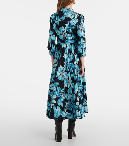 Robe longue Blaine en coton à fleurs - Diane von Furstenberg - Modalova