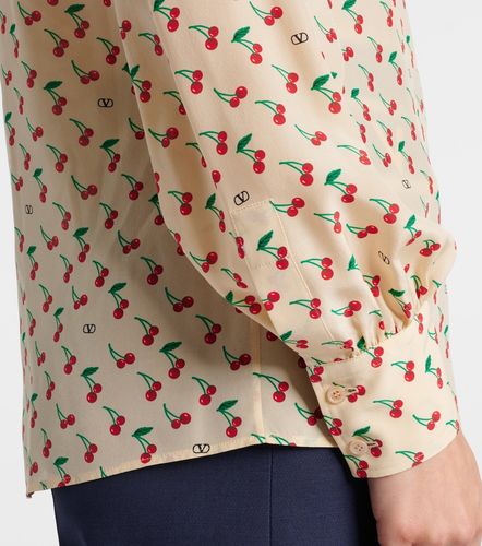 Blouse Cady Couture imprimée en soie - Valentino - Modalova