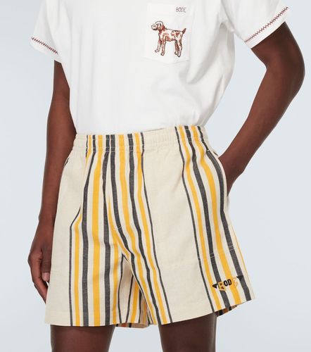 Bode Short Namesake en coton rayé - Bode - Modalova