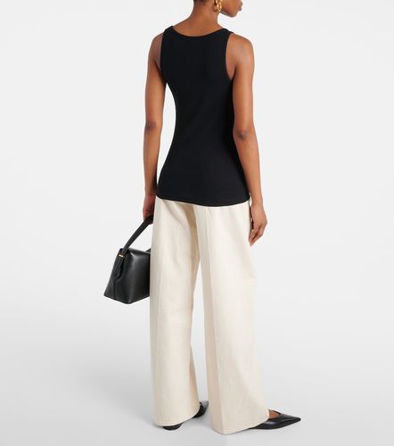 Top en jersey de coton côtelé - Toteme - Modalova