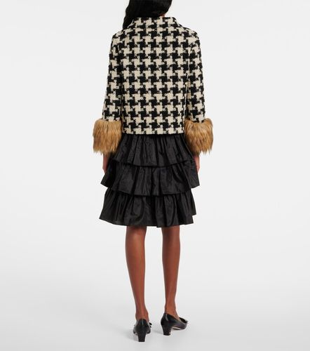 Veste Macro Pied De Poule en tweed - Valentino - Modalova
