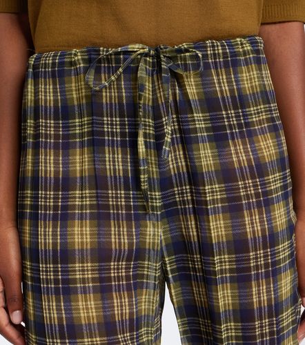 Pantalon ample à carreaux - Dries Van Noten - Modalova
