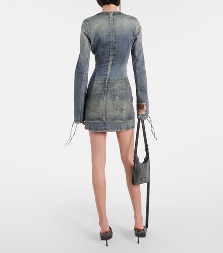 Robe en coton mélangé à imprimé - Acne Studios - Modalova
