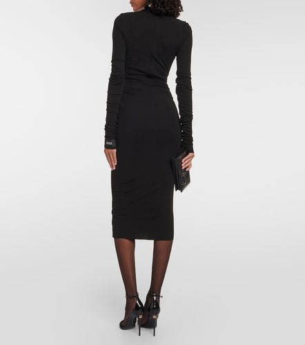 Robe midi en dentelle Chantilly - Dolce&Gabbana - Modalova